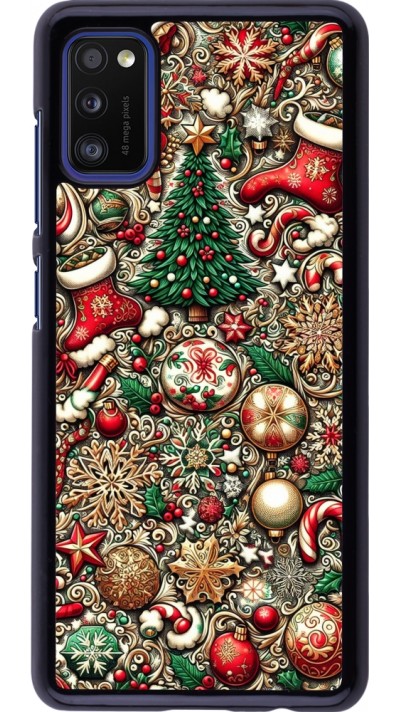 Coque Samsung Galaxy A41 - Noël 2023 micro pattern