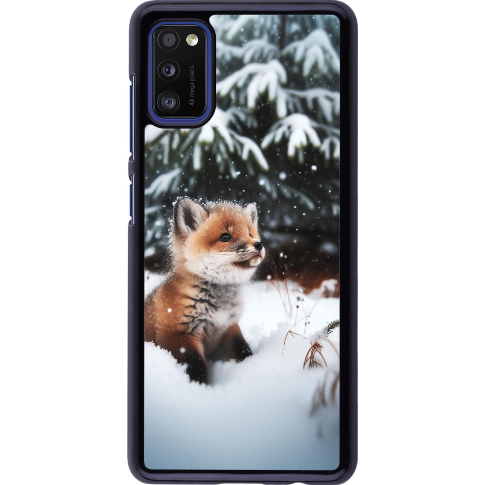 Samsung Galaxy A41 Case Hülle - Weihnachten 2023 Fuechslein Tanne