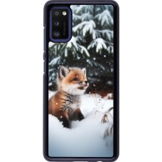 Samsung Galaxy A41 Case Hülle - Weihnachten 2023 Fuechslein Tanne
