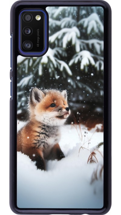 Coque Samsung Galaxy A41 - Noël 2023 Renardeau sapin