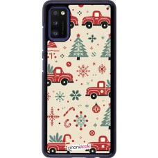 Samsung Galaxy A41 Case Hülle - Weihnachten 2024 Lkw Tanne