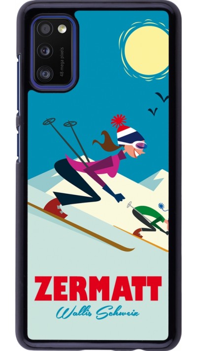 Coque Samsung Galaxy A41 - Zermatt Ski Downhill