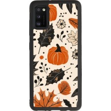 Coque Samsung Galaxy A41 - Silicone rigide noir Autumn 2024 nature