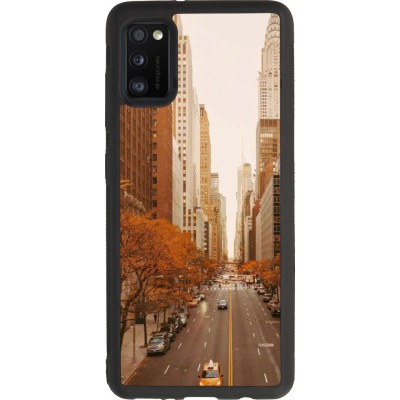 Samsung Galaxy A41 Case Hülle - Silikon schwarz Autumn 2024 New York city