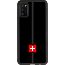 Samsung Galaxy A41 Case Hülle - Silikon schwarz Kanton CH schwarz