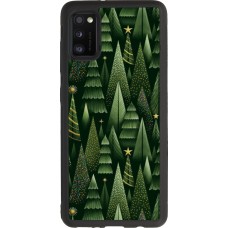 Coque Samsung Galaxy A41 - Silicone rigide noir Christmas 25 Pattern Xmas Tree