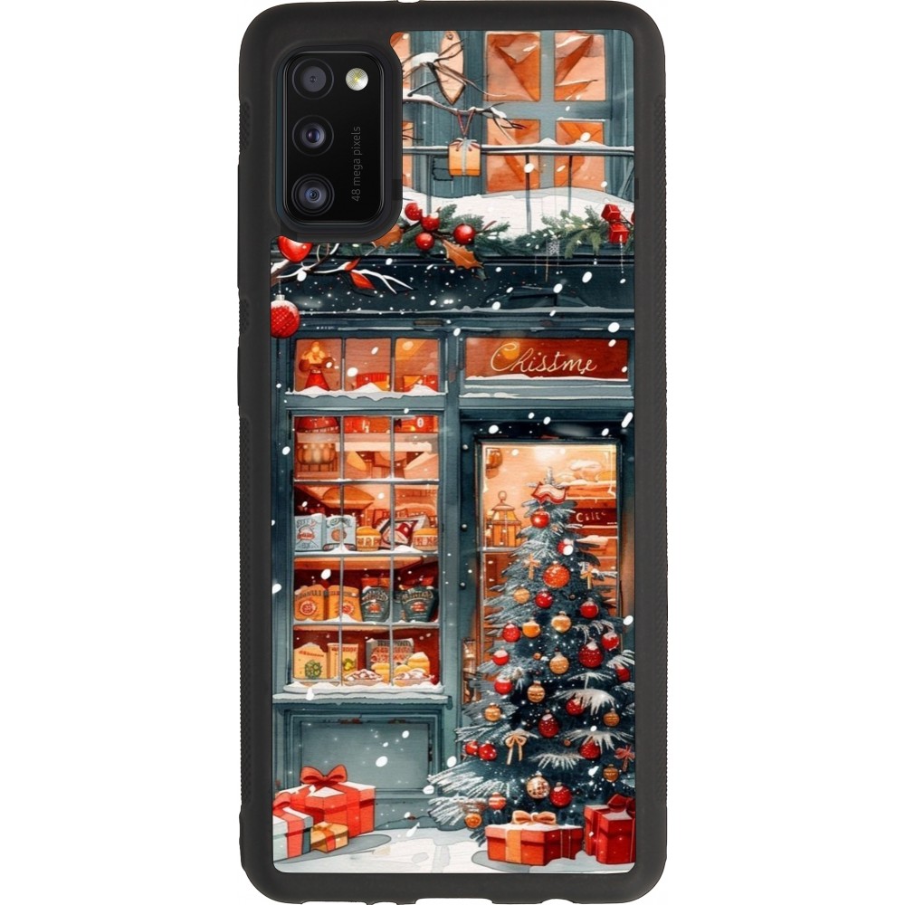 Coque Samsung Galaxy A41 - Silicone rigide noir Christmas 25 Xmas Shop