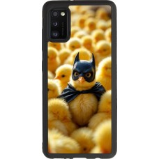 Coque Samsung Galaxy A41 - Silicone rigide noir Easter 2026 Chicken Batman