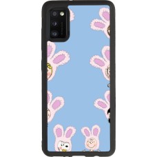 Coque Samsung Galaxy A41 - Silicone rigide noir Easter 2026 Snoopy