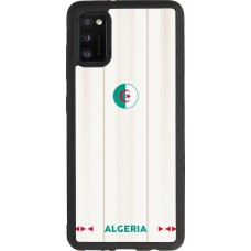 Coque Samsung Galaxy A41 - Silicone rigide noir Maillot de football Algérie 2026 personnalisable