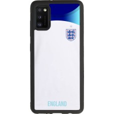 Coque Samsung Galaxy A41 - Silicone rigide noir Maillot de football Angleterre 2022 personnalisable