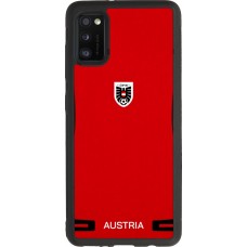 Coque Samsung Galaxy A41 - Silicone rigide noir Maillot de football Autriche 2026 personnalisable