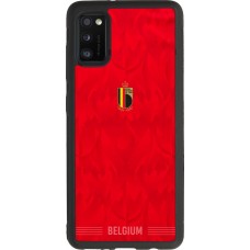 Coque Samsung Galaxy A41 - Silicone rigide noir Maillot de football Belgique 2026 personnalisable