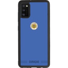 Coque Samsung Galaxy A41 - Silicone rigide noir Maillot de football Curaçao 2026 personnalisable