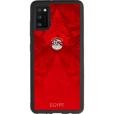 Samsung Galaxy A41 Case Hülle - Silikon schwarz Ägypten 2026 personalisierbares Fussballtrikot