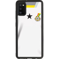 Coque Samsung Galaxy A41 - Silicone rigide noir Maillot de football Ghana 2022 personnalisable
