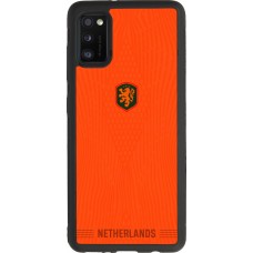 Coque Samsung Galaxy A41 - Silicone rigide noir Maillot de football Pays-Bas 2026 personnalisable