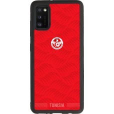 Coque Samsung Galaxy A41 - Silicone rigide noir Maillot de football Tunisie 2026 personnalisable