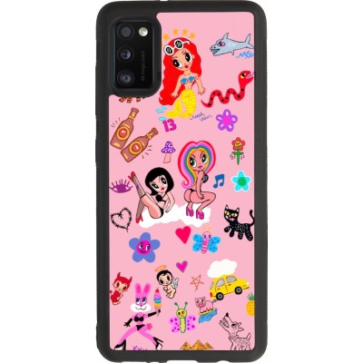 Samsung Galaxy A41 Case Hülle - Silikon schwarz Karol G La Bichota Manana Sera Bonito