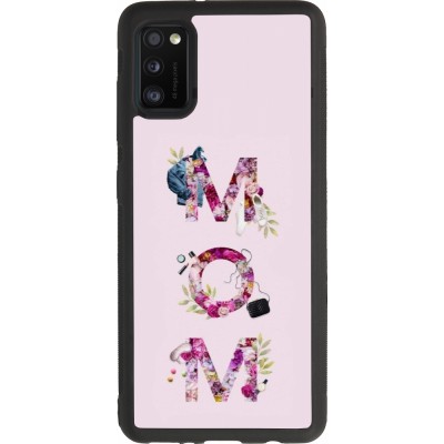 Samsung Galaxy A41 Case Hülle - Silikon schwarz Mom 2024 girly mom