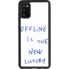 Coque Samsung Galaxy A41 - Silicone rigide noir Offline is the new luxury