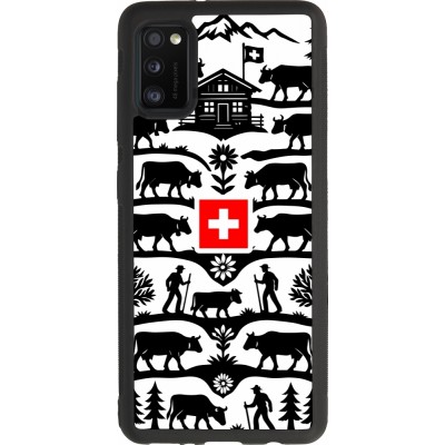 Samsung Galaxy A41 Case Hülle - Silikon schwarz Poya Schweiz 3