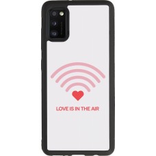 Coque Samsung Galaxy A41 - Silicone rigide noir Saint Valentines Day 26 Love is in the air