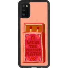 Coque Samsung Galaxy A41 - Silicone rigide noir Saint Valentines Day 26 Perfect Match