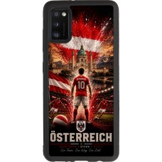 Samsung Galaxy A41 Case Hülle - Silikon schwarz Fussball Österreich splash 2026