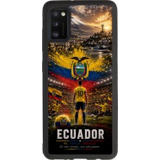 Samsung Galaxy A41 Case Hülle - Silikon schwarz Fussball Ecuador splash 2026