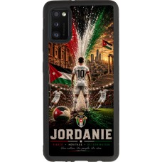 Coque Samsung Galaxy A41 - Silicone rigide noir Football Jordanie splash 2026