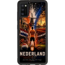 Samsung Galaxy A41 Case Hülle - Silikon schwarz Fussball Niederlande splash 2026