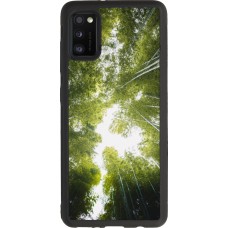 Samsung Galaxy A41 Case Hülle - Silikon schwarz Spring 23 forest blue sky