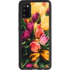 Coque Samsung Galaxy A41 - Silicone rigide noir Bouquet of tulips 2026