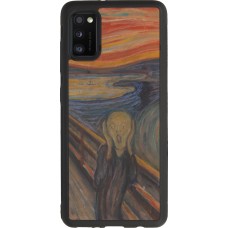 Coque Samsung Galaxy A41 - Silicone rigide noir Tableau art - Le Cri - Edvard Munch