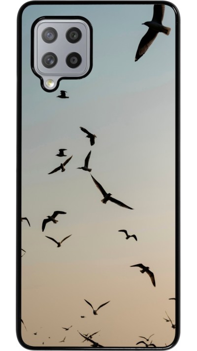 Samsung Galaxy A42 5G Case Hülle - Autumn 22 flying birds shadow