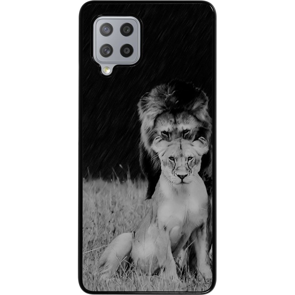Hülle Samsung Galaxy A42 5G - Angry lions