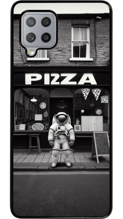 Samsung Galaxy A42 5G Case Hülle - Astronaut vor einer Pizzeria