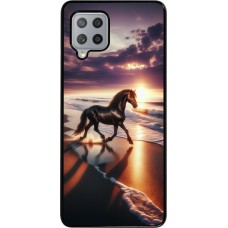 Samsung Galaxy A42 5G Case Hülle - Pferd majestätisch Strand