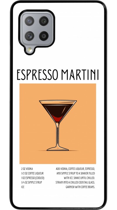 Samsung Galaxy A42 5G Case Hülle - Cocktail Rezept Espresso Martini