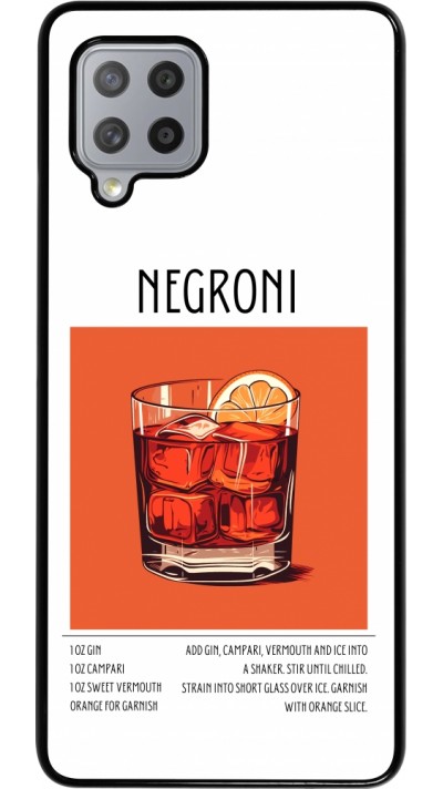 Samsung Galaxy A42 5G Case Hülle - Cocktail Rezept Negroni