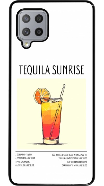 Samsung Galaxy A42 5G Case Hülle - Cocktail Rezept Tequila Sunrise