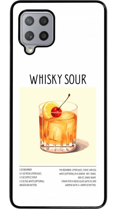 Samsung Galaxy A42 5G Case Hülle - Cocktail Rezept Whisky Sour