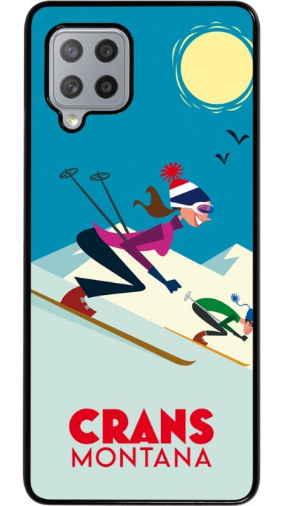 Samsung Galaxy A42 5G Case Hülle - Crans-Montana Ski Downhill