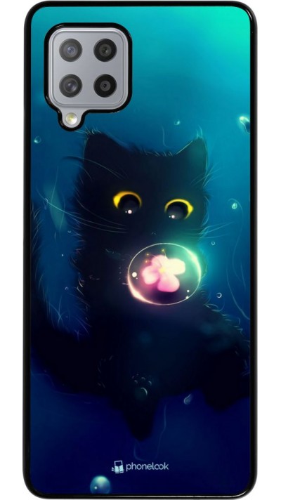 Hülle Samsung Galaxy A42 5G - Cute Cat Bubble
