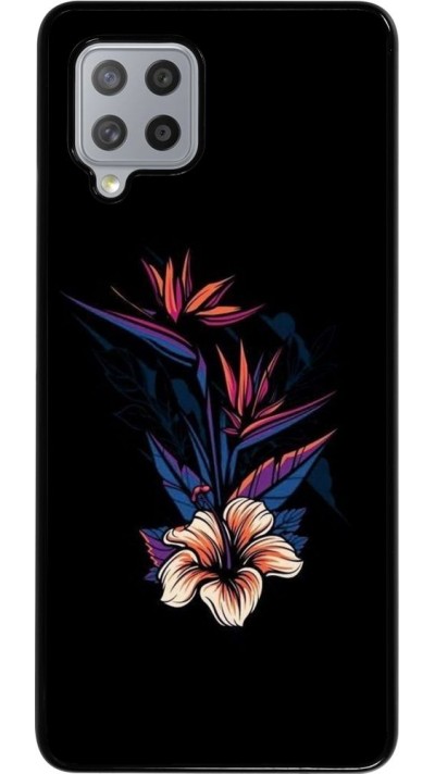 Hülle Samsung Galaxy A42 5G - Dark Flowers