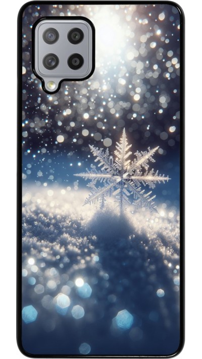 Samsung Galaxy A42 5G Case Hülle - Schneeflocke Solar Glanz