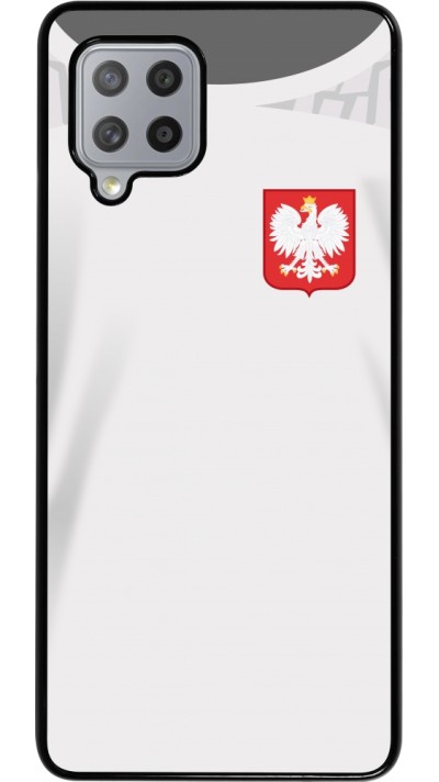 Coque Samsung Galaxy A42 5G - Maillot de football Pologne 2022 personnalisable