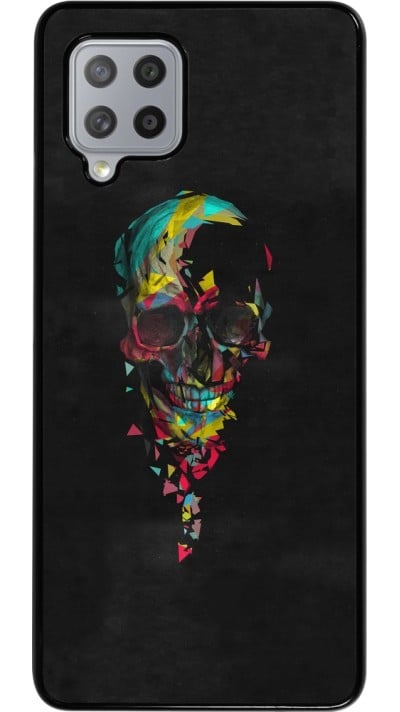 Samsung Galaxy A42 5G Case Hülle - Halloween 22 colored skull