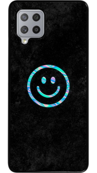 Samsung Galaxy A42 5G Case Hülle - Happy smiley irisirt